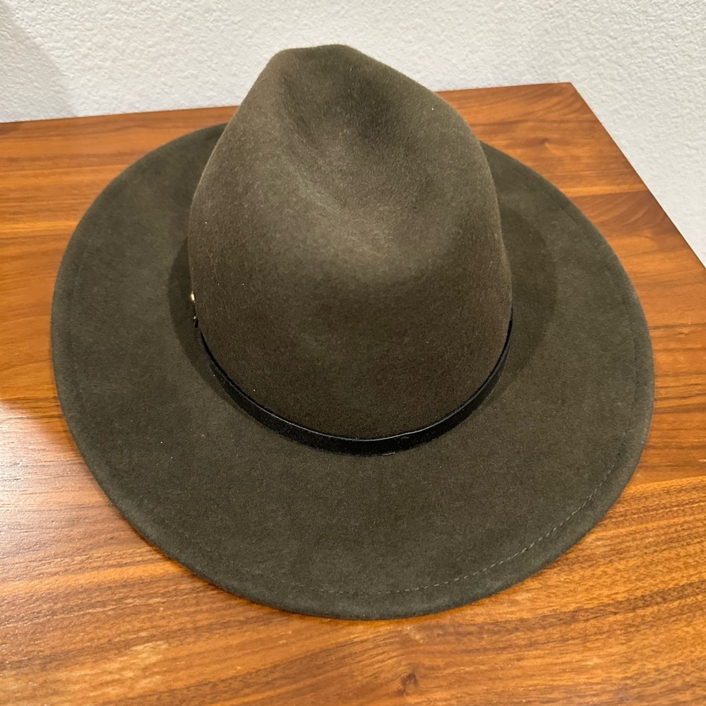Free People Wythe Leather Band Felt Hat - Picture 5 of 8